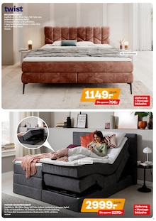 Schlafzimmermöbel im Möbel Kraft Prospekt "Wohntrends zum Sparpreis!" mit 20 Seiten (Kiel)