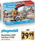 Baustellen-LKW mit Kran im Angebot bei E center in Bensheim Baustellen-LKW mit Kran Angebote von Playmobil bei E center Bensheim für 29,99 €