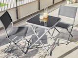 Table et chaises pliantes de balcon - LIVARNO en promo chez Lidl Lyon à 69,00 €