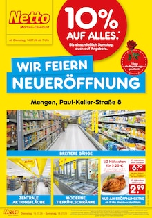 Netto Marken-Discount Prospekt der KW 29 "Neueröffnung - 10% auf ALLES" Aktueller Netto Marken-Discount Prospekt "Neueröffnung - 10% auf ALLES" Seite 1 von 6 Seiten
