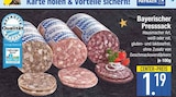 Bayerischer Presssack weiß im EDEKA Prospekt Bayerischer Presssack weiß im aktuellen EDEKA Prospekt für 1,19 €