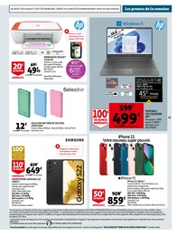 Prix et réduction Imprimante dans le prospectus Auchan Hypermarché en cours Offre Imprimante dans le catalogue Auchan Hypermarché du moment à la page 47
