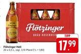 E center Mutterstadt - Flötzinger Hell Angebot im Prospekt Flötzinger Hell bei E center im Mutterstadt Prospekt für 17,99 €