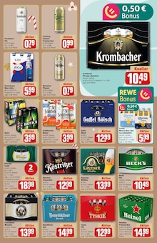 Krombacher im aktuellen REWE Prospekt (Herzogenrath) Krombacher im REWE Prospekt "Dein Markt" mit 28 Seiten (Herzogenrath)