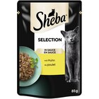 SHEBA® Selection in Sauce mit Huhn 85 g im Angebot bei Zookauf in Schwerte SHEBA® Selection in Sauce mit Huhn 85 g Angebote von Sheba bei Zookauf Schwerte für 0,55 €