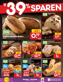 Pizza im Netto Marken-Discount Prospekt "Aktuelle Angebote" mit 61 Seiten (Lübeck)