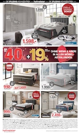 Bett im hofmeister Prospekt in Heilbronn Aktueller hofmeister Prospekt mit Bett, "WIR LIEBEN EINRICHTEN MIT EUCH!", Seite 8