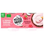 Promo Dessert Végétal Coco Framboise Brassé Bio Les Petites Pousses à  dans le catalogue Auchan Hypermarché à Versailles