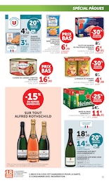 Prix et réduction Champagne Brut dans le prospectus U Express en cours Offre Champagne Brut dans le catalogue U Express du moment à la page 11