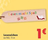 Lesezeichen für 1,00 € bei Mäc-Geiz im Angebot Lesezeichen im aktuellen Mäc-Geiz Prospekt
