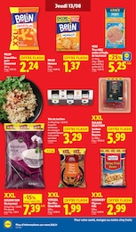 Prix et réduction Gâteaux apéritifs dans le prospectus Lidl en cours Offre Gâteaux apéritifs dans le catalogue Lidl du moment à la page 20