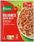Fix Bolognese Unsere Beste! Angebote von Knorr bei REWE Unna für 0,49 €