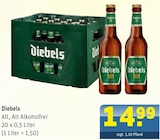 Alt, Alt Alkoholfrei Angebote von Diebels bei Getränke Arena Castrop-Rauxel für 14,99 €