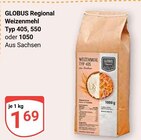 Weizenmehl Typ 405 im Angebot bei GLOBUS in Jena Weizenmehl Typ 405 Angebote von GLOBUS Regional bei GLOBUS Jena für 1,69 €