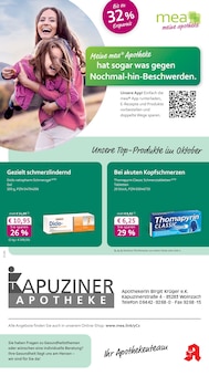Aktueller mea - meine apotheke Prospekt für Wolnzach und Ungebung, Seiten zum blättern mea - meine apotheke Prospekt Unsere Oktober-Angebote mit Seiten in Wolnzach und Umgebung