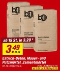 Estrich-Beton, Mauer- und Putz mörtel, Zement mörtel im Angebot bei toom Baumarkt in Bergisch Gladbach Estrich-Beton, Mauer- und Putz mörtel, Zement mörtel Angebote von b1 bei toom Baumarkt Bergisch Gladbach für 3,29 €