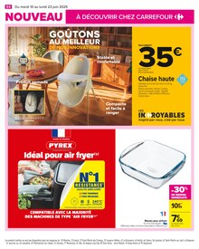 Promotion Pyrex dans le prospectus Carrefour, valable du 10/06/2025 au 23/06/2025 Promo Pyrex dans le catalogue Carrefour du moment à la page 66