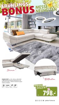 Couch im aktuellen Polstermöbel Fischer Prospekt (Regensburg) Couch im Polstermöbel Fischer Prospekt "FRÜHLINGS-BONUS" mit 35 Seiten (Regensburg)