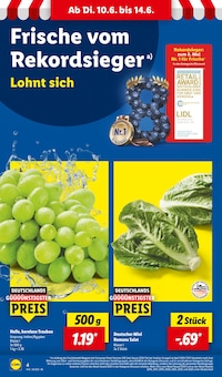 Fleischwurst Angebot im aktuellen Lidl Prospekt auf Seite 4