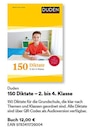 150 Diktate – 2. bis 4. Klasse im Angebot bei Thalia in Hanau 150 Diktate – 2. bis 4. Klasse Angebote von Duden bei Thalia Hanau für 12,00 €