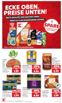 Kaffeepads im aktuellen Kaufland Prospekt (Bielefeld) Kaffeepads im Kaufland Prospekt "Hier bin ich richtig" mit 71 Seiten (Bielefeld)