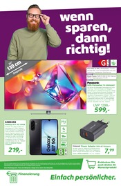 Aktueller EP: Prospekt mit Fernseher, "wenn sparen, dann richtig!", Seite 7
