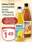 Aktuelle Hohes C Angebote bei GLOBUS in Erlangen Aktuelles Saft Angebot bei GLOBUS in Erlangen ab 1,49 €