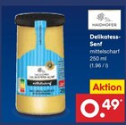 Delikatess-Senf mittelscharf im Angebot bei Netto Marken-Discount in Saarbrücken Delikatess-Senf mittelscharf Angebote von Haidhofer bei Netto Marken-Discount Saarbrücken für 0,49 €