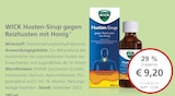 WICK Husten-Sirup gegen Reizhusten mit Honig im Angebot bei LINDA Premiumapotheke in Wolfsburg WICK Husten-Sirup gegen Reizhusten mit Honig Angebote bei LINDA Premiumapotheke Wolfsburg für 9,20 €