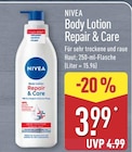 Body Lotion Repair & Care von NIVEA für 3,99 € bei ALDI Nord im Angebot Body Lotion Repair & Care von NIVEA im aktuellen ALDI Nord Prospekt