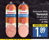 Teewurst fein von Rügenwalder Mühle im aktuellen EDEKA Prospekt für 1,89 €