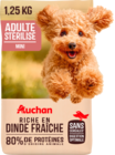 CROQUETTE À LA DINDE SANS CÉRÉAL POUR CHIEN MINI STÉRILISÉ AUCHAN - AUCHAN - Auchan Hypermarché à Lyon CROQUETTE À LA DINDE SANS CÉRÉAL POUR CHIEN MINI STÉRILISÉ AUCHAN - AUCHAN en promo chez Auchan Hypermarché Lyon à 5,90 €