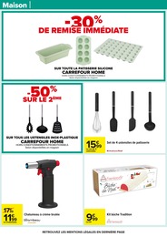 Prix et réduction Chalumeau dans le prospectus Carrefour en cours Offre Chalumeau dans le catalogue Carrefour du moment à la page 74