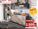 Küchenzeile VE 220 Angebote von venda & mican bei XXXLutz Möbelhäuser Aschaffenburg für 2.999,00 €