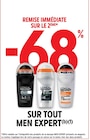 Promo -68% REMISE IMMÉDIATE SUR LE 2ÈME SUR TOUT MEN EXPERT à  dans le catalogue Intermarché à L'Aigle