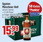 Münchner Hell von Spaten im aktuellen Trinkgut Prospekt für 15,99 €