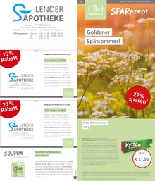 Apotheken Prospekt von Linda Premiumapotheke in Rastatt Aktueller Linda Premiumapotheke Apotheken Prospekt für Rastatt: Aktuelle Angebote mit 3} Seiten, 01.09.2025 - 30.09.2025