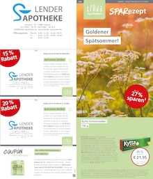 Aktueller LINDA Premiumapotheke Prospekt "Aktuelle Angebote" Seite 1 von 3 Seiten für Sasbach