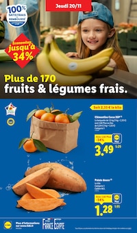 Catalogue Lidl de la semaine "Jusqu'à 65% de réduction !" avec 2 pages, valide du 20/11/2025 au 26/11/2025 pour Salernes et alentours Prospectus Lidl de la semaine "Jusqu'à 65% de réduction !" avec 2 pages, valide du 20/11/2025 au 26/11/2025 pour Salernes et alentours