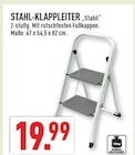 Stahl-Klappleiter im Angebot bei Marktkauf in Gladbeck Stahl-Klappleiter Angebote bei Marktkauf Gladbeck für 19,99 €