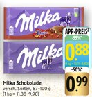 Schokolade im Angebot bei EDEKA in Heilbronn Schokolade Angebote von Milka bei EDEKA Heilbronn für 0,88 €