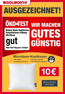 Kissen im Woolworth Prospekt "Aktuelle Angebote" mit 80 Seiten (Kassel)