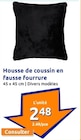 Promo Housse de coussin en Fausse Fourrure à 2,48 € dans le catalogue Action à Saint-Ouen-l'Aumône