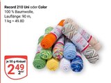 210 Uni oder Color Angebote von Record bei GLOBUS Wiesbaden für 2,49 €