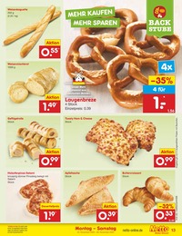 Backwaren Angebot & Preis im aktuellen Netto Marken-Discount Prospekt Backwaren Angebot im aktuellen Netto Marken-Discount Prospekt auf Seite 13