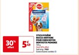 STICK HYGIÈNE BUCCO-DENTAIRE POUR CHIEN MOYEN DENTASTIX - PEDIGREE dans le catalogue Auchan Supermarché