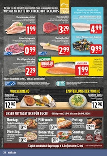Lachs im aktuellen E center Prospekt (Recklinghausen) Lachs im E center Prospekt "Aktuelle Angebote" mit 34 Seiten (Recklinghausen)