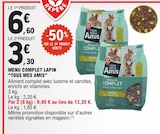 Menu Complet Lapin - Tous Mes Amis en promo chez E.Leclerc Perpignan à 3,30 €