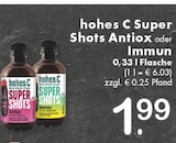 Super Shots Antiox oder Immun Angebote von hohes C bei TOP Getränke Rheda-Wiedenbrück für 1,99 €