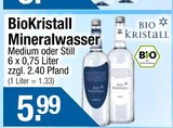 Mineralwasser Medium von BioKristall im aktuellen Getränke City Prospekt für 5,99 €